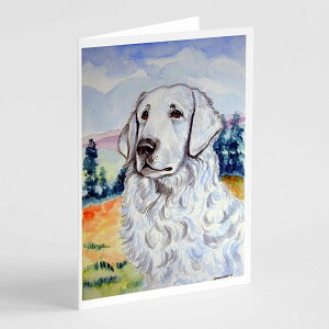 [RDY] [��������] Caroline's Treasures Kuvasz �O���[�e�B���O�J�[�h�i�����t���j�A5�C���` x 7�C���`�i8�J�E���g [�y�V�C�O�ʔ�] | Caroline's Treasures Kuvasz Greeting Cards with Envelopes, 5 x 7 (8 Count)