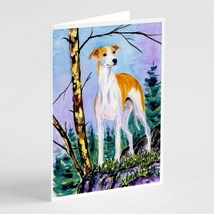 [��������] Caroline's Treasures Whippet Greeting Cards with Envelopes, 5" x 7" (8 Count) [�y�V�C�O�ʔ�] | Caroline's Treasures Whippet Greeting Cards with Envelopes, 5" x 7" (8 Count)