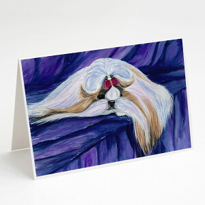 [RDY] [��������] Caroline's Treasures Shih Tzu�O���[�e�B���O�J�[�h�A�����t���A5�C���` x 7�C���`�i8�J�E���g�j [�y�V�C�O�ʔ�] | Caroline's Treasures Shih Tzu Greeting Cards with Envelopes, 5 x 7 (8 Count)