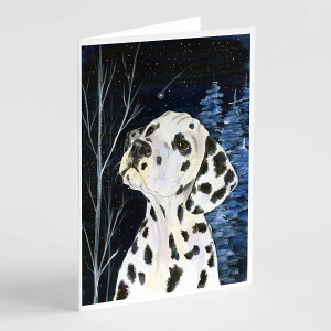 [RDY] [��������] Caroline's Treasures Starry Night Dalmatian Greeting Cards with Envelopes, 5" x 7" (8 Count) [�y�V�C�O�ʔ�] | Caroline's Treasures Starry Night Dalmatian Greeting Cards with Envelopes, 5" x 7" (8 Count)