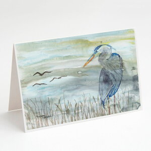 [RDY] [��������] Caroline's Treasures Heron Watercolor Greeting Cards with Envelopes, 5 x 7 (8 Count) [�y�V�C�O�ʔ�] | Caroline's Treasures Heron Watercolor Greeting Cards with Envelopes, 5 x 7 (8 Count)