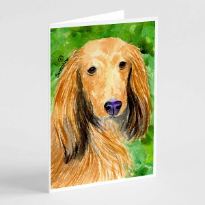 [RDY] [��������] Caroline's Treasures �_�b�N�X�t���g�E�O���[�e�B���O�J�[�h�i�����t���j�A5�C���` x 7�C���`�i8�J�E���g [�y�V�C�O�ʔ�] | Caroline's Treasures Dachshund Greeting Cards with Envelopes, 5 x 7 (8 C