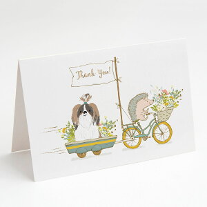 [RDY] [��������] Caroline's Treasures Shih Tzu�O���[�e�B���O�J�[�h�A�����t���A5�C���` x 7�C���`�i8�J�E���g�j [�y�V�C�O�ʔ�] | Caroline's Treasures Shih Tzu Greeting Cards with Envelopes, 5" x 7" (8 Count)