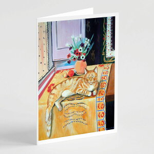 [] Caroline's Treasures L̃O[eBOJ[hAtA5C` x 7C`i8JEgj [yVCOʔ] | Caroline's Treasures Cat Greeting Cards with Envelopes, 5" x 7" (8 Count)