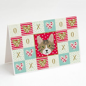 [RDY] [��������] Caroline's Treasures Dragon Li Cat Love Greeting Cards with Envelop, 5" x 7" (8 Count) [�y�V�C�O�ʔ�] | Caroline's Treasures Dragon Li Cat Love Greeting Cards with Envelopes, 5" x 7" (8 Count)