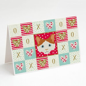 [RDY] [��������] Caroline's Treasures La Perm Cat Love Greeting Cards with Envelop, 5 x 7 (8 Count) [�y�V�C�O�ʔ�] | Caroline's Treasures La Perm Cat Love Greeting Cards with Envelopes, 5 x 7 (8 Count)
