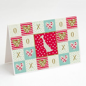 [RDY] [��������] Caroline's Treasures �o���E�_�b�N�E���u�E�O���[�e�B���O�J�[�h�i�����t���j�A5�C���`x7�C���`�i8�J�E���g [�y�V�C�O�ʔ�] | Caroline's Treasures Bali Duck Love Greeting Cards with Envelopes, 5"