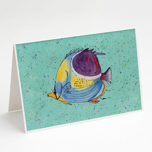[RDY] [] Caroline's Treasures MыO[eBOJ[hAtA5C` x 7C`i8JEgj [yVCOʔ] | Caroline's Treasures Tropical Fish Greeting Cards with Envelopes, 5" x 7" (8 Count)