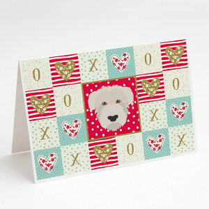 [RDY] [��������] Caroline's Treasures Glen of Imaal Love �����t���O���[�e�B���O�J�[�h�A5�C���` x 7�C���`�i8�J�E���g�j [�y�V�C�O�ʔ�] | Caroline's Treasures Glen of Imaal Love Greeting Cards with Envelopes, 5" x 7" (8