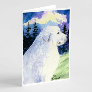 [RDY] [] Caroline's Treasures O[gsj[YEO[eBOJ[hitjA5C`x7C`i8JEg [yVCOʔ] | Caroline's Treasures Great Pyrenees Greeting Cards with Envelopes, 5"