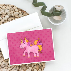 [] jR[ʉO[eBOJ[hƕ8g [yVCOʔ] | Unicorn Watercolor Greeting Cards and Envelopes Pack of 8