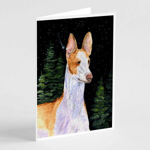 [��������] Caroline's Treasures Starry Night Ibizan Hound Greeting Cards with Envelopes, 5" x 7" (8 Count) [�y�V�C�O�ʔ�] | Caroline's Treasures Starry Night Ibizan Hound Greeting Cards with Envelopes, 5" x 7" (8 Count)