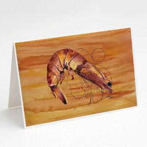 [RDY] [] Caroline's Treasures Cooked Shrimp Spicy Hot Greeting Cards with Envelopes, 5" x 7" (8 Count) [yVCOʔ] | Caroline's Treasures Cooked Shrimp Spicy Hot Greeting Cards with Envelopes, 5" x 7" (8 Count)
