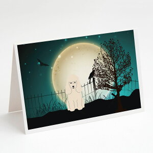 [RDY] [��������] Caroline'sTreasures Scary Poodle Halloween Greeting Cards with Envelopes, 5 x 7 (8 Count) [�y�V�C�O�ʔ�] | Caroline'sTreasures Scary Poodle Halloween Greeting Cards with Envelopes, 5 x 7 (8 Count)