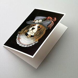 [RDY] [��������] Caroline's Treasures Cavalier Spaniel Stella �����t���O���[�e�B���O�J�[�h�A5�C���` x 7�C���`�i8���j�B [�y�V�C�O�ʔ�] | Caroline's Treasures Cavalier Spaniel Stella Greeting Cards with Envelopes, 5" x 7"