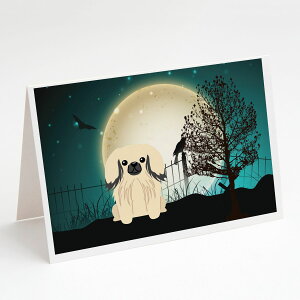 [RDY] [��������] Caroline'sTreasures Scary Pekingese Halloween Greeting Cards with Envelopes, 5 x 7 (8 Count) [�y�V�C�O�ʔ�] | Caroline'sTreasures Scary Pekingese Halloween Greeting Cards with Envelopes, 5 x 7 (8 Count)