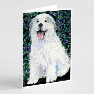 [��������] Caroline's Treasures �O���[�g�s���j�[�Y�E�O���[�e�B���O�J�[�h�i�����t���j�A5�C���`x7�C���`�i8�J�E���g [�y�V�C�O�ʔ�] | Caroline's Treasures Great Pyrenees Greeting Cards with Envelopes, 5"