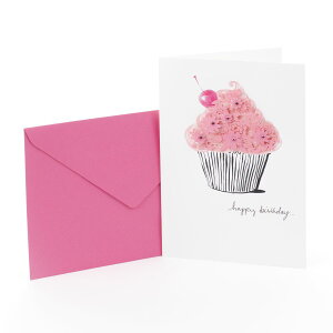 [RDY] [] Hallmark o[Xf[J[h (sÑJbvP[L) [yVCOʔ] | Hallmark Birthday Card (Pink Cupcake)