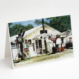 [] Caroline's Treasures Garcia's Grocery O[eBOJ[hitjA5C` x 7C`i8JEg [yVCOʔ] | Caroline's Treasures Garcia's Grocery Greeting Cards with Envelopes, 5" x 7" (8 C