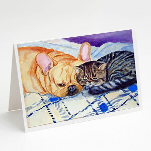 [] Caroline's Treasures L̃O[eBOJ[hAtA5C` x 7C`i8JEgj [yVCOʔ] | Caroline's Treasures Cat Greeting Cards with Envelopes, 5" x 7" (8 Count)