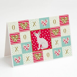 [RDY] [��������] Caroline's Treasures Sphynx Cat Love Greeting Cards with Envelopes, 5" x 7" (8 Count) [�y�V�C�O�ʔ�] | Caroline's Treasures Sphynx Cat Love Greeting Cards with Envelopes, 5" x 7" (8 Count)