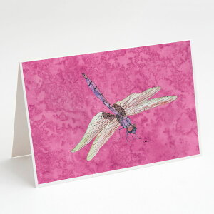 [] Caroline's Treasures g{̃O[eBOJ[hAtA5C`x7C`i8JEgj [yVCOʔ] | Caroline's Treasures Dragonfly Greeting Cards with Envelopes, 5" x 7" (8 Count)