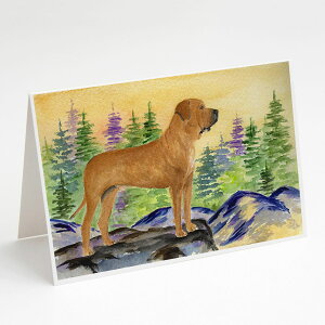 [��������] Caroline's Treasures �y�����O���[�e�B���O�J�[�h�i�����t���j�A5 x 7�i8�J�E���g [�y�V�C�O�ʔ�] | Caroline's Treasures Tosa Inu Greeting Cards with Envelopes, 5 x 7 (8 Count)