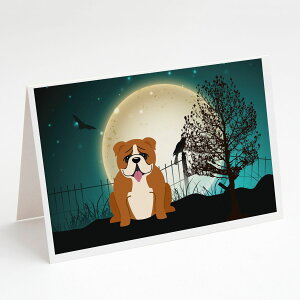 [RDY] [��������] Caroline'sTreasures Scary English Bulldog Halloween Greeting Cards with Envelopes, 5 x 7 (8 Count) [�y�V�C�O�ʔ�] | Caroline'sTreasures Scary English Bulldog Halloween Greeting Cards with Envelopes, 5 x 7 (8 Count)