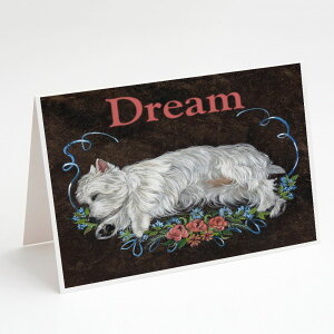 [RDY] [] Caroline's Treasures EFXeBEh[EO[eBOJ[hitjA5C` x 7C`i8JEg [yVCOʔ] | Caroline's Treasures Westie Dream Greeting Cards with Envelopes,