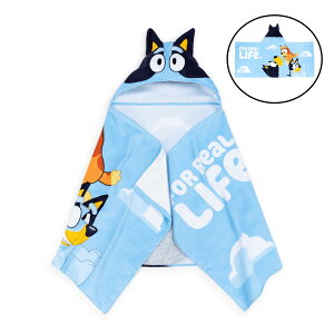 [RDY] [] Bluey LbYoXt[ht^Ibv 51 x 22, Rbg, u[, BBC Studios [yVCOʔ] | Bluey Kids Bath Hooded Towel Wrap, 51 x 22, Cotton, Blue, BBC Studios