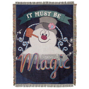 [] tXeBႾ "CbcE}WbN" D^yXg[ X[uPbg [yVCOʔ] | Frosty the Snowman "It's Magic" Woven Tapestry Throw Blanket