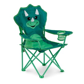 [送料無料] Firefly! Outdoor Gear チップ・ザ・ダイナソー キッズキャンプチェアー（グリーン色 [楽天海外通販] | Firefly! Outdoor Gear Chip the Dinosaur Kid's Camping Chair - Green Color
