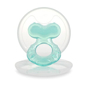 [] Nuby eB[XC[Y VR[ł ANA [yVCOʔ] | Nuby Teethe-eeze Silicone Teether, Aqua