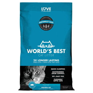 [RDY] [��������] World's Best Cat Litter �}���`�v���L���b�g ���[�^�X�u���b�T���̍���A15lbs [�y�V�C�O�ʔ�] | World's Best Cat Litter? Multiple Cat Lotus Blossom Scented, 15lbs