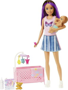 [] Barbie XLbp[xCr[Vb^[YCN h[ƃvCZbg [yVCOʔ] | Barbie Skipper Babysitters Inc Dolls And Playset