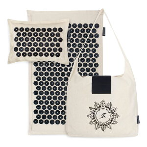 [] Cw}bgs[Zbg IjLXS[h [yVCOʔ] | Ki Acupressure Mat and Pillow Set, Onyx Gold