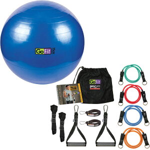 [] GoFit GF-EPGYM vWGNXg[GF-75BALL GNTTCY{[i|vtji75cm; u[ [yVCOʔ] | GoFit GF-EPGYM ProGym Extreme  GF-75BALL Exercise Ball with Pump (75cm; Blue