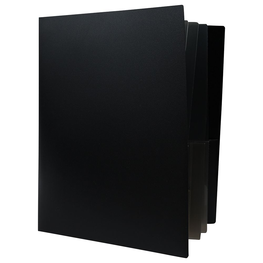 [送料無料] JAM Heavy Duty Plastic Multi Pocket Folders, 10 Pocket Organizer, Black, Bulk 72 Pack。 [海外通販] JAM Heavy Duty Plastic Multi Pocket Folders, 10 Pocket Organizer, Black, Bulk 72 Pack