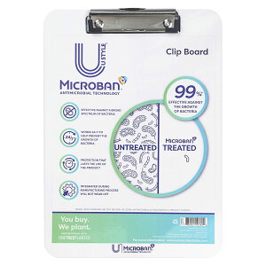 [] U Style Microban ?gpRۃANNbv{[hA12.44C` x 8.89C`A[vt@CNbvAzCg [yVCOʔ] | U Style Antimicrobial Acrylic Clipboard with Micro