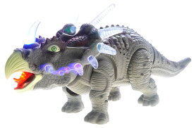 [送料無料] 歩くトリケラトプス 恐竜のおもちゃ ライト＆サウンド付き (グリーン) [楽天海外通販] | Walking Triceratops Dinosaur Toy With Lights And Sounds (Green)