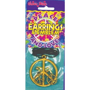 [RDY] [] s[XlbNXCOZbg nEBANZT[ [yVCOʔ] | Peace Necklace and Earring Set Halloween Accessory