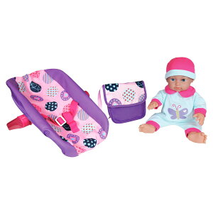 [RDY] [] Lissi 11C`xr[h[ gxvCZbg - xr[h[A`ChV[gAނobO [yVCOʔ] | Lissi 11 inch Baby Doll Travel Play Set - Baby Doll, Car Seat  Diaper