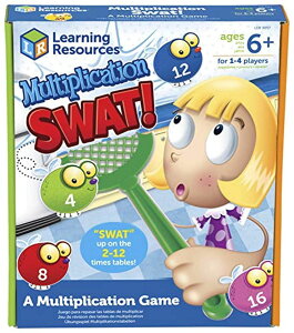 [RDY] [] Learning Resources |Z̃XbgIAΏ۔N6Έȏ [yVCOʔ] | Learning Resources Multiplication Swat!, Ages 6+