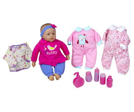 [RDY] [送料無料] Lissi 15インチベビードールセット（洋服・アクセサリー付き [楽天海外通販] | Lissi 15" Baby Doll Set W/ Extra Clothes &amp; Accessories
