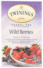 [RDY] [送料無料] Twinings ティーバッグ ワイルドベリー（カフェインフリー） 20包入り [楽天海外通販] | Twinings Wild Berries Herbal Tea Bags, Caffeine Free, 20 Count Box