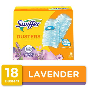 [RDY] [��������] Swiffer �_�X�^�[���t�B���A�u�₩���������A���x���_�[�̍���A18���� [�y�V�C�O�ʔ�] | Swiffer Duster Refills, Lasting Freshness, Lavender Scent, 18 Ct