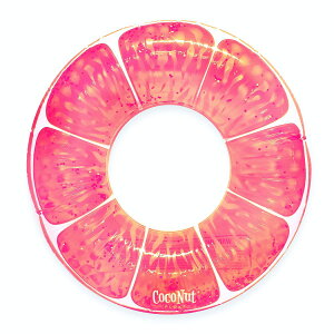 [] Coconut Float :sÑO[vt[ĉ߂- 42 "v[ցAc\ARoAϋvA}ti [yVCOʔ] | CocoNut Float: Pink Grapefruit Glitter - 42" Pool Float Ring,