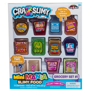 [RDY] [] Cra-Z-Art Cra-Z-Slimy~j}jAX~[t[hA}`J[XC Ώ۔N6Έȏ [yVCOʔ] | Cra-Z-Art Cra-Z-Slimy Mini Mania Slimy Food, Multicolor Slime Ages 6 and up