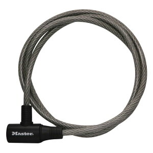 [��������] Master Lock 3/8�C���`�� x 6�t�B�[�g���r�j�[���핢�X�`�[���s���^���u���[���b�L���O�P�[�u��1�{���� [�y�V�C�O�ʔ�] | Master Lock 3/8 W x 6 ft. L Vinyl Covered Steel Pin Tumbler Locking Cable 1 pk