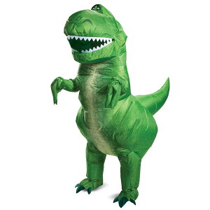 [RDY] [] Disguise Y gCEXg[[4 Ct[^u bNX RX`[ t[TCY [yVCOʔ] | Disguise Mens Toy Story 4 Inflatable Rex Costume - Size One Size Fits Most